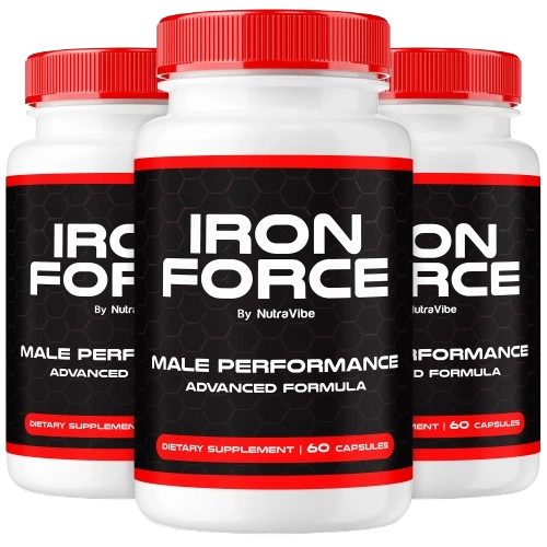 Iron Force Supplement Bottle